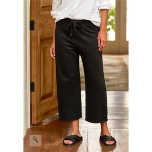 Frank & Eileen CATHERINE Triple Fleece Sweatpant Black Medium Drawstring Pull On